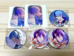 プロセカ グリッター缶バッジ カラパレ特典 冬弥/彰人 - メルカリ