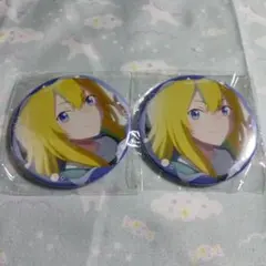 夜のクラゲは泳げない　缶バッジ　２個セット　山ノ内花音　アニメイト