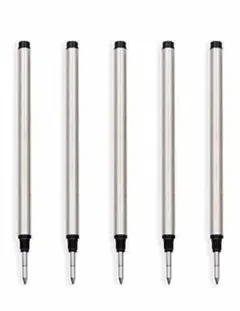 5本セット モンブラン 替え芯 ローラーボール用 リフィル 黒 M 中字 03