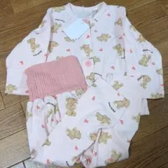 バースデイ うさぎパジャマ ピンク 100cm