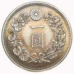 古銭 【レプリカ】 1円銀貨 壹圓銀貨【明治7年】 新1円銀貨 明治7年 前期 極美 鑑定書付 – 野崎コイン