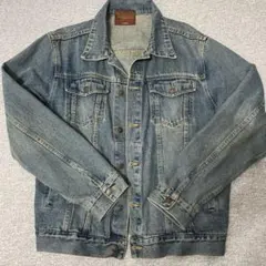 デニムジャケット　メンズ　ジャケット　古着　Gジャン　L