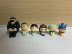 クレヨンしんちゃん　まちぼうけ　ガチャガチャ　フィギュア6体セット
