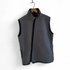 00's モロッコ製 agnes b. sport 斜めジップ フリースベスト