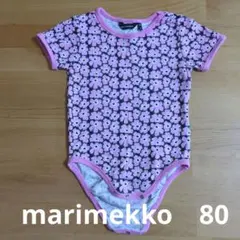 marimekko 花柄ロンパース 80　半袖のサムネイル