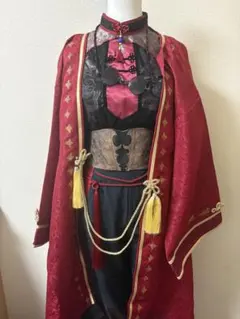axes femme 牡丹刺繍チャイナワンピース チャイナ釦ボレロ セット