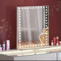 VANITII女優ミラー LEDハリウッドライトBluetoothスピーカー付