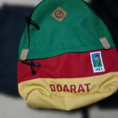 三角トートバッグ カラフル❣️キャンバス イタリア製？フランス製 