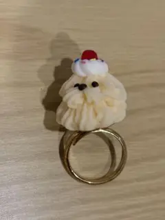ホイップわんこ　指輪　スイーツ　ロリータ　リング