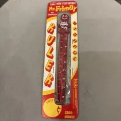 当時物Mr. Friendly 10cm定規 レッドのサムネイル