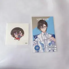 四季凪アキラ にじさんじ 8周年 チェキ　ステッカー