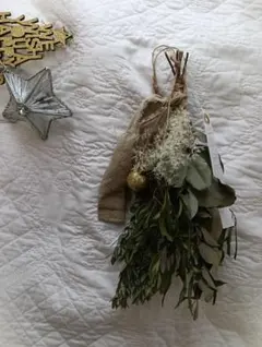 weekendsaleドライフラワー　スワッグ　kirakira　Ball