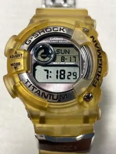 G-SHOCK DW-9900 フロッグマン　イエロー　赤目　中古 G-SHOCK ジーショック⭐️フロッグマンイエローDW9900 - メルカリ