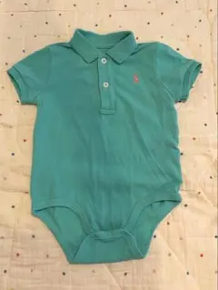 【美品】Ralph Lauren ミントグリーンロンパース 6M
