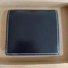 万双　ミニブライドル　二つ折り財布 小銭入れ付き