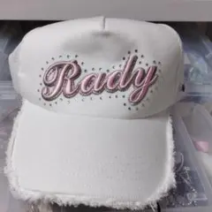 spam様　Rady ホワイト　ピンク　 キャップ