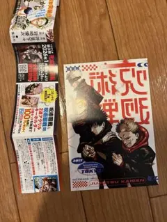 呪術廻戦　モジュロ　1 巻特典　イラストカード　応募券付き