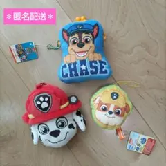 美品！パウパトロール ぬいぐるみ マスコット マーシャル チェイス ラブル
