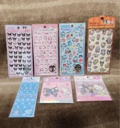 正規品　サンリオ　ボンドロミニ　ボンドロ　ぷくっと　タイル　クリスタル　7枚組