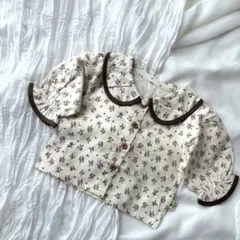 ベビー服　花柄ブラウス【最終値下げ価格】