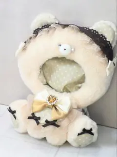 着ぐるみ おすわり ベージュ いつぬい ちびぐるみ 10cm〜12cm