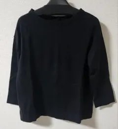 美品　新品未使用　アンタイトル(UNTITLED)前後2WAY七分丈ニット