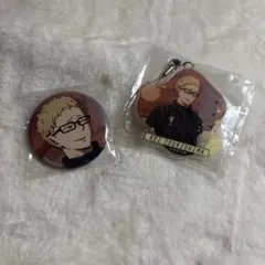 ハイキュー!! 月島蛍 缶バッジ アクリルキーホルダー セット - メルカリ