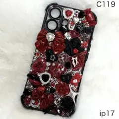 C119♡iPhoneケース♡スマホケース♡デコケース♡ゴテゴテ♡地雷♡