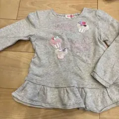 ★mezzo piano カップケーキ 春用薄手トレーナー 120★