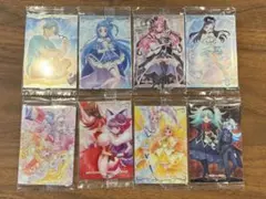 プリキュアウエハース　キュアキッスキュアウィンク　キュアホワイト　8枚セット