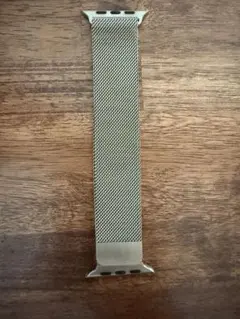 純正AppleWatch バンド ゴールド ミラネーゼ ループ 44 ステンレス