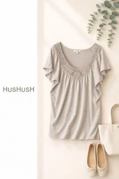 HUSHUSH ハッシュアッシュ　シンプルトップスのサムネイル