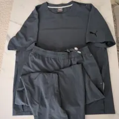 PUMA ダークグレー 上下セット M