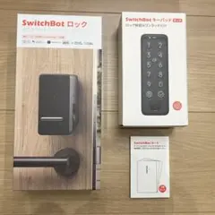 Switch Bot ロック & キーパッドタッチ & カード 3点セット