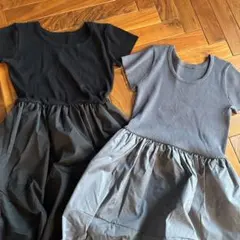 新品　コカ　coca ワンピース　グレー　ブラック　セット　タグなし
