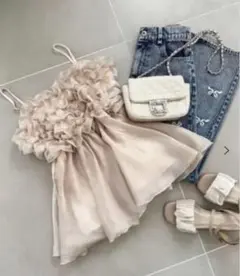 MAJESTIC LEGON ミルフィーユキラキラビスチェ