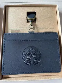 【新品】スターバックス リール付きカードホルダー スターリワード