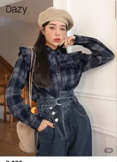 SHEIN フリルブラウス フリルシャツ