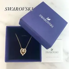 人気✨スワロフスキー Sparkling Dance Heart ネックレス