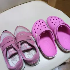 ニューバランス500 18センチ　クロックス18センチ　2足セット