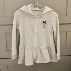 bebe べべ　100 ぺプラムパーカー　薄手