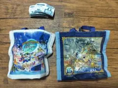 ディズニーシー　カプセルトイ　バッグ　25周年　2個セット