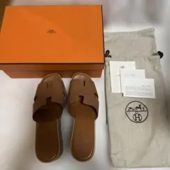 HERMES オランサンダル 茶色 サイズ39 Nanaさん専用 - メルカリ