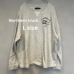 NORTHERN TRUCK グレー スウェット L サイズレディース　トップスのサムネイル