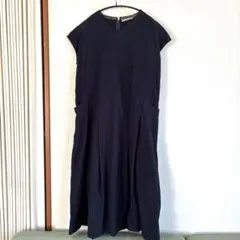美品NEMIKA ネミカ 半袖 ワンピース ネイビー レリアン13+ - メルカリ