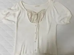 MAJESTIC LEGON リボン トップス アイボリーのサムネイル