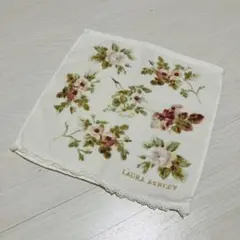 ローラアシュレイ　ハンカチ　ハンドタオル
