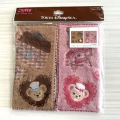 ダッフィー&シェリーメイ ミニタオル2枚セット