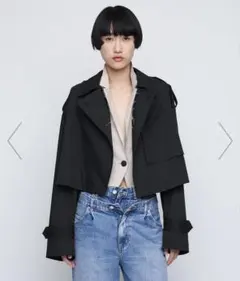 theredthread S ring jacket cropped - メルカリ