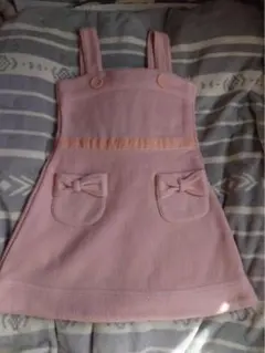 【anyFAM】 ジャンバースカート 130 ピンク